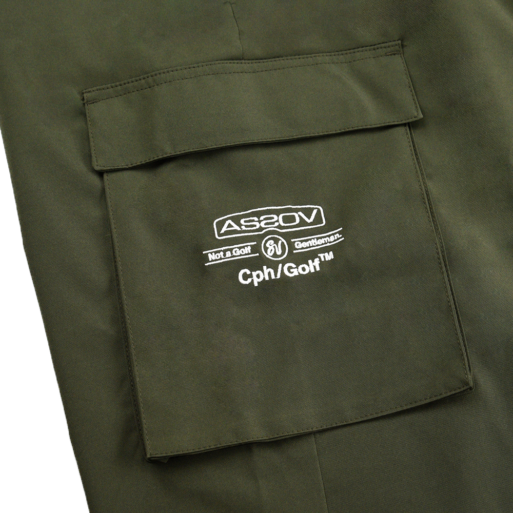AS2OV × Cph/Golf™ #ADJUSTABLE CARGO PANTS - Khaki – Mid 90s Club