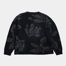 画像をギャラリービューアに読み込む, Flower Knit Sweater - Dark Navy
