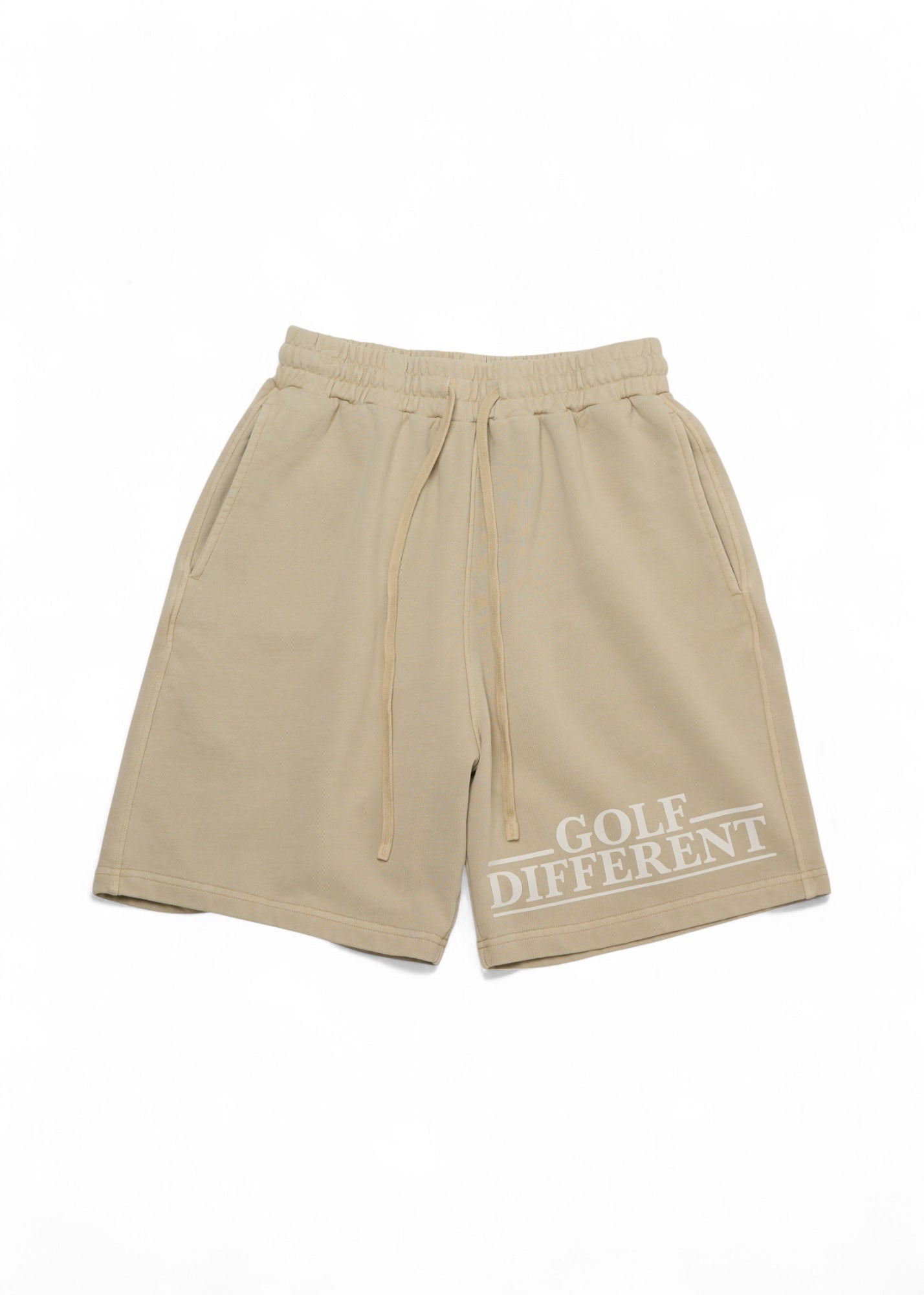 GOLF DIFFERENT Washed Sweat Shorts - Beige – Mid 90s Club
