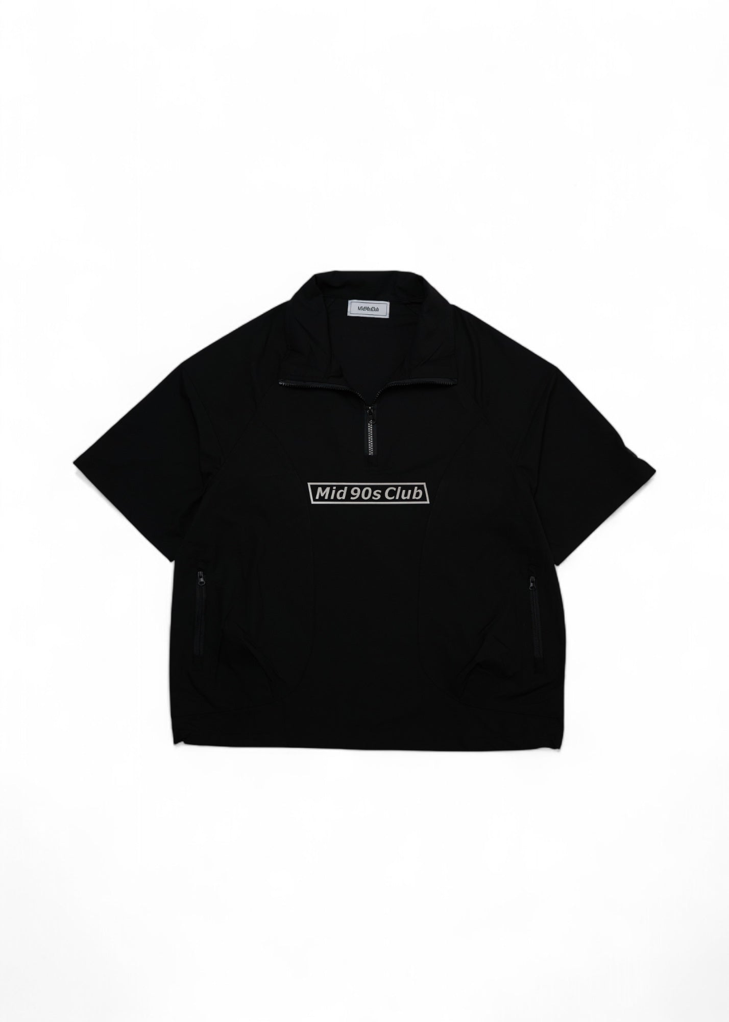 Half-Zip Tech Utility Shirt - Black – Mid 90s Club