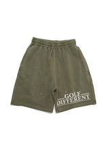 画像をギャラリービューアに読み込む, GOLF DIFFERENT Washed Sweat Shorts - Green
