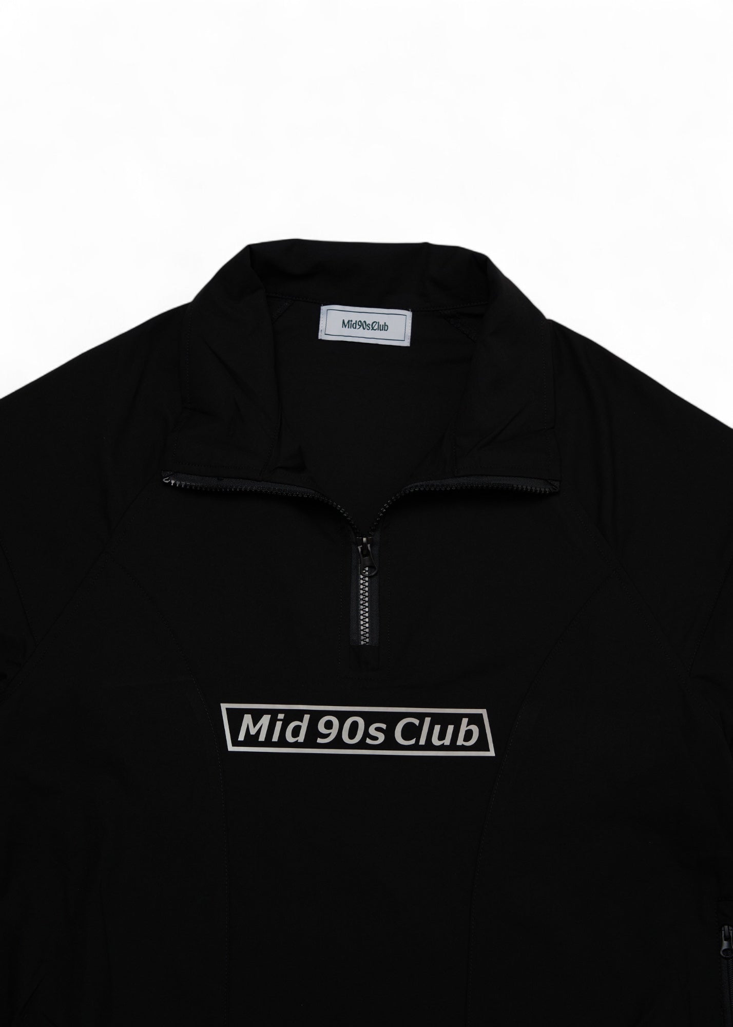 Half-Zip Tech Utility Shirt - Black – Mid 90s Club