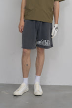 画像をギャラリービューアに読み込む, GOLF DIFFERENT Washed Sweat Shorts - Black
