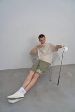 画像をギャラリービューアに読み込む, GOLF DIFFERENT Washed Sweat Shorts - Green

