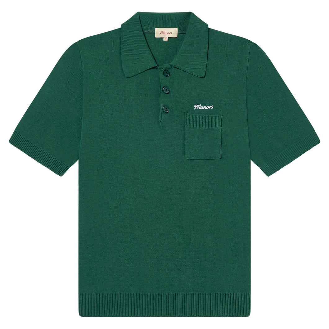 Knitted Polo - Green