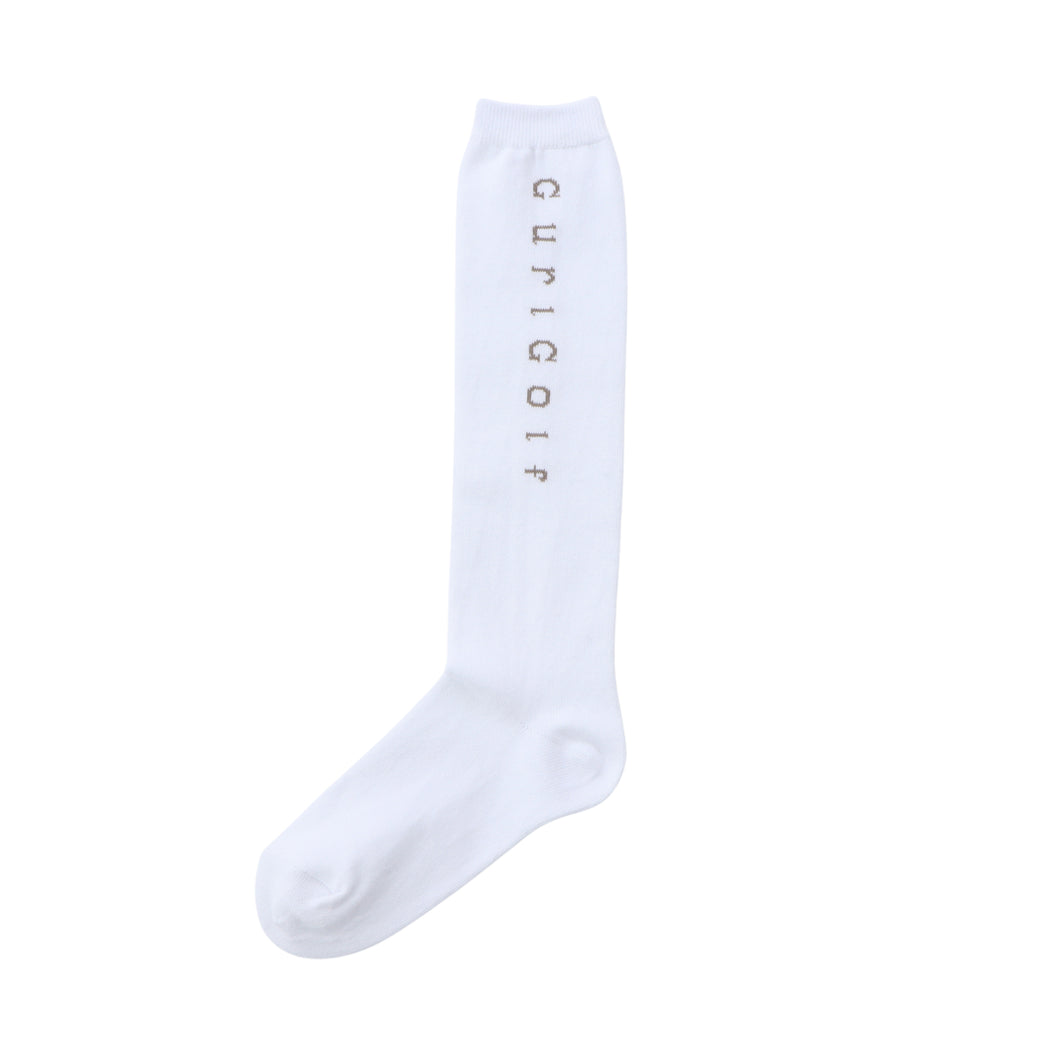 Simple Long Socks - White