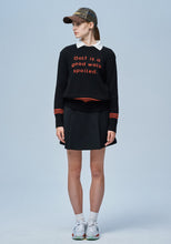 画像をギャラリービューアに読み込む, Quotes Sweater - Black
