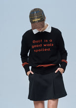 画像をギャラリービューアに読み込む, Quotes Sweater - Black
