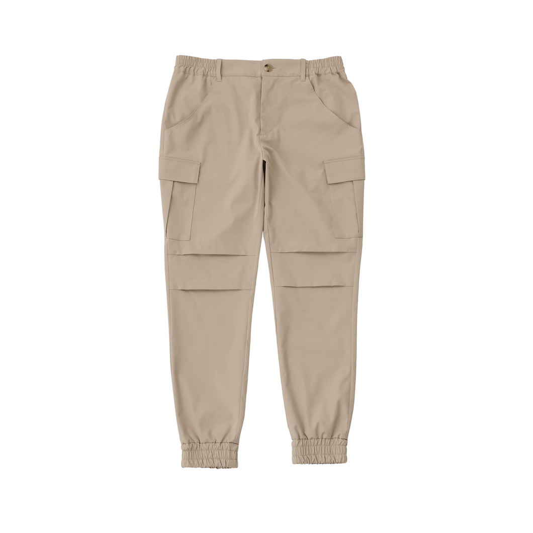 Stretched Cargo Jogger Pants - Sand