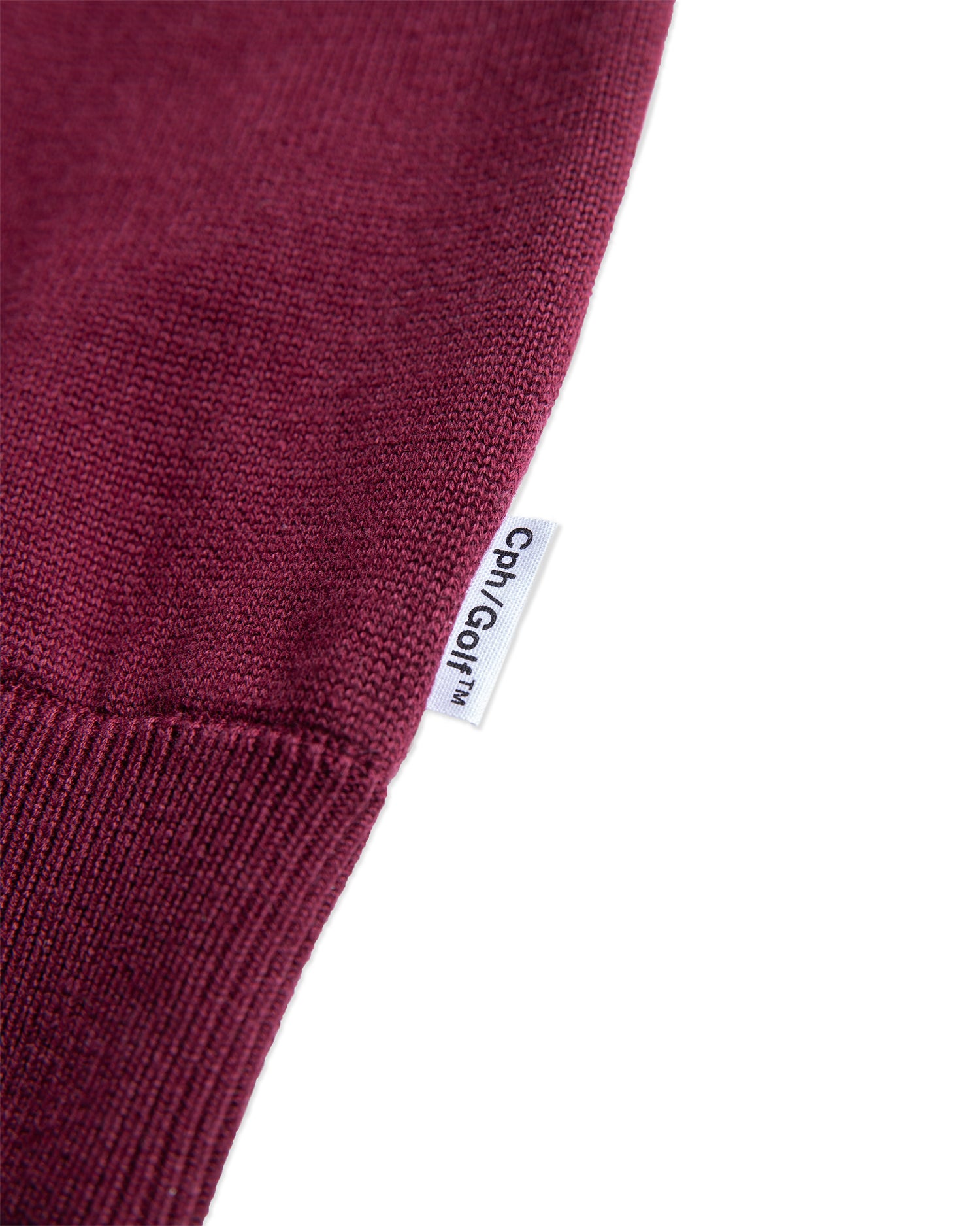Club Jaquard LS Polo - Burgundy – Mid 90s Club
