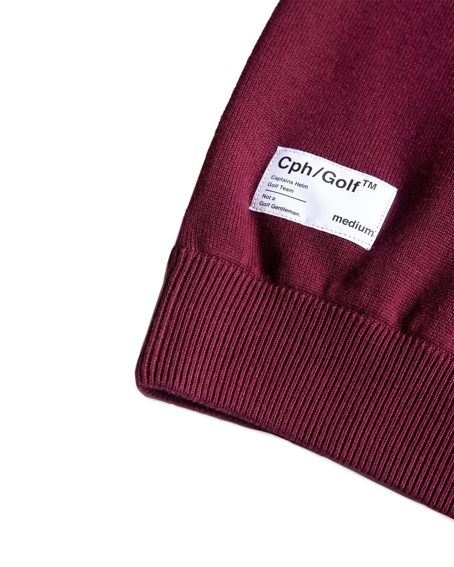 Club Jaquard LS Polo - Burgundy – Mid 90s Club